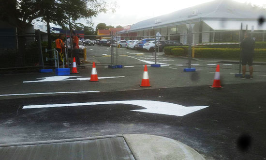 South Brisbane Line Marking